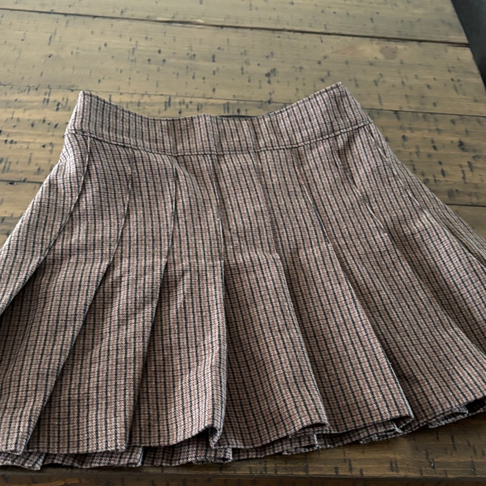 Abercrombie & Fitch Plaid Skater Skirt